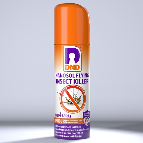 Design a standout label for a Super Effective Insect Killer Spray-ontwerp door P.D.S.