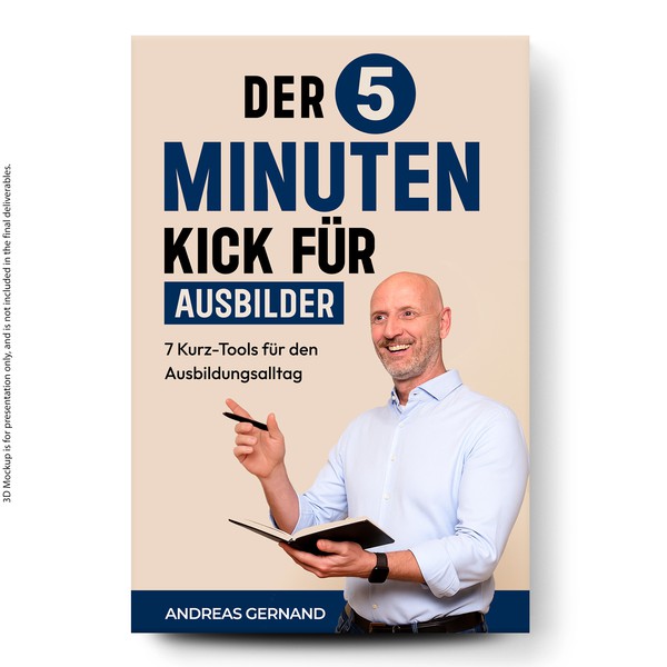 Design by Shahreen Creations titled "5 minuten-kick fur ausbilder"
