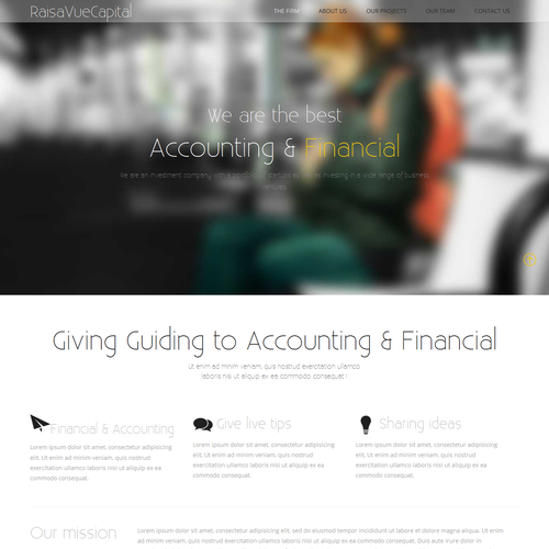 We need an AMAZING website! Design by g124ej