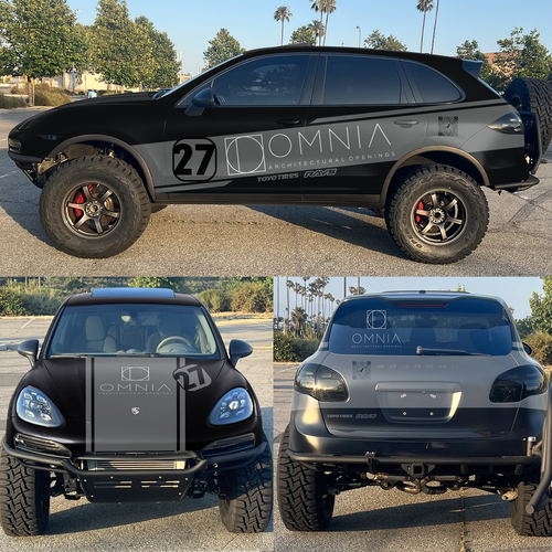 Designs Vehicle Livery design for OffRoad Porsche Cayenne Build