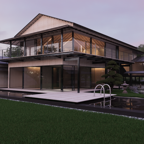 Water Cherry House by Kengo Kuma