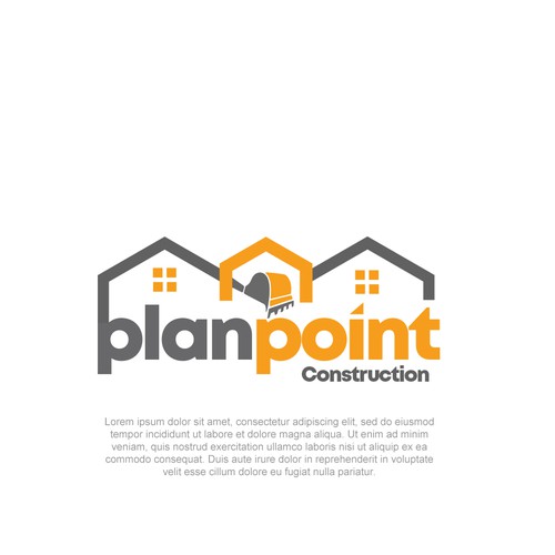 PlanPoint Construction Logo Needs A Remodel Design by Archaic Scars