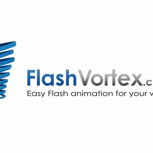 FlashVortex.com logo Ontwerp door AptanaCreative™