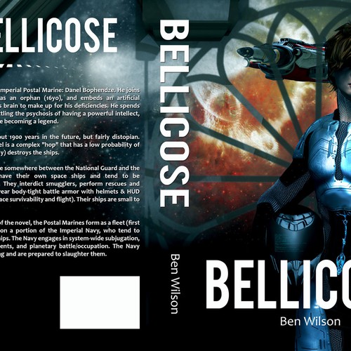 Sci-Fi Novel Cover Design, Start of Series. Design by DHMDesigns