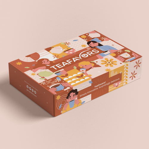 Need an eye-catching subscription box design, anyone who see the design would love to get it Réalisé par Kedaigraphic