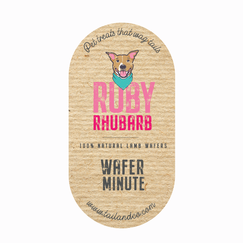 Ruby Rhubarb new product Labels Design by wildhare