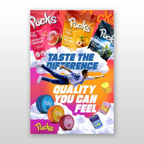 Searching for compelling advertisement for Cannabis edible brand Design by Monki D Loy