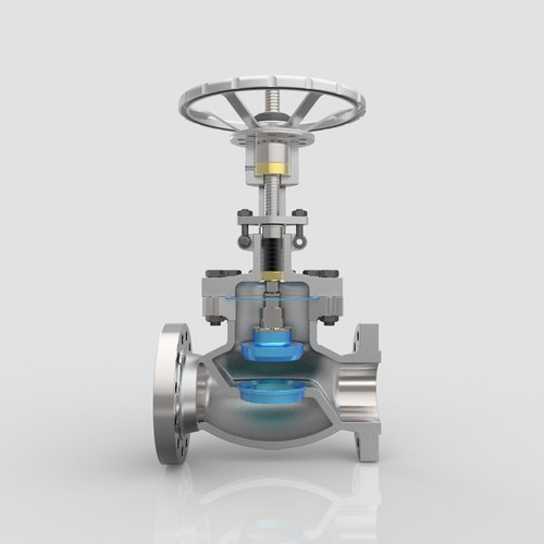 Valve Cutaway graphics for Gate, Globe, Check Valve-ontwerp door kejoman