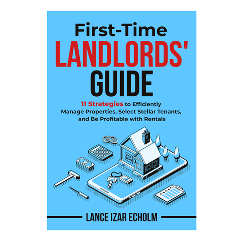 Design an attention-grabbing book cover for first-time landlords Design by LAYOUT.INC