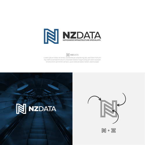 NZ Data New Branding Design by suzie