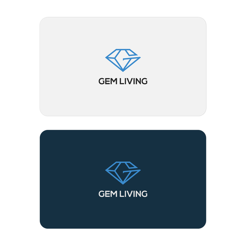 Geometrical, minimalist, modern brand design for Gem Living Design by aliefART