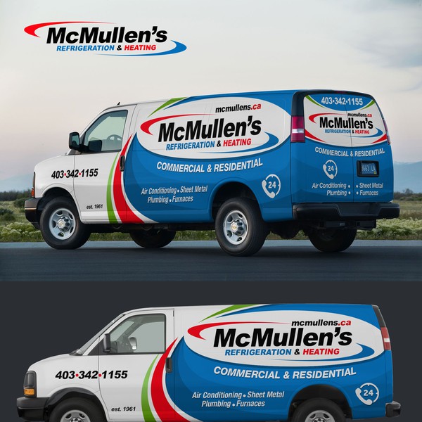 Design by artem80 titled "Van Wrap for McMullen"
