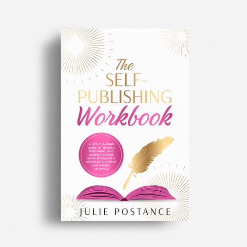 Stunning high quality professional cover for book on self-publishing Design by Yna
