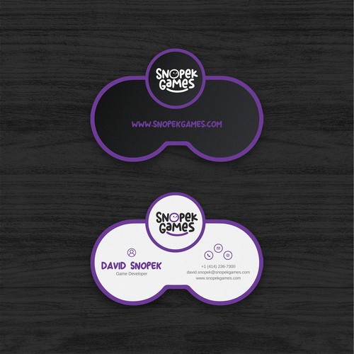 Business Cards for an indie Game Developer Design by Rakibh