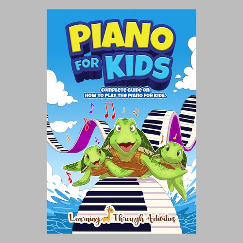 Piano For Kids Book Cover Design by Maszul