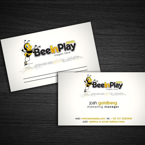 Help BeeInPlay with a Business Card Design por Project Rebelation