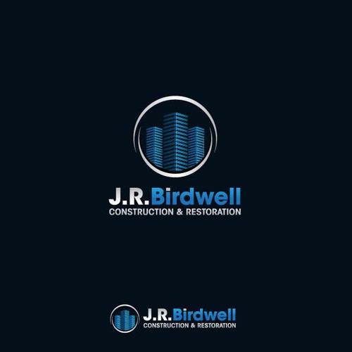 logo for J.R. Birdwell Construction & Restoration Design by Niko Dola