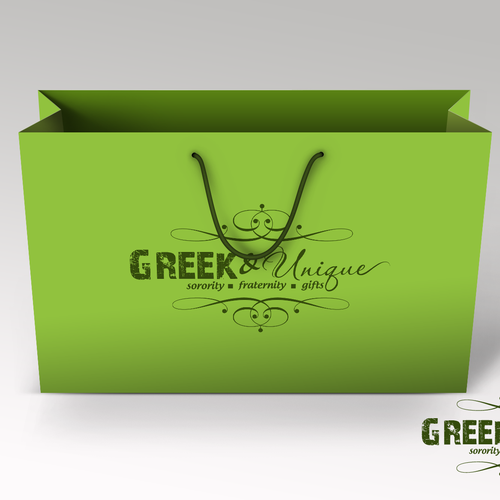 New logo wanted for Greek and Unique! Design por ✱afreena✱