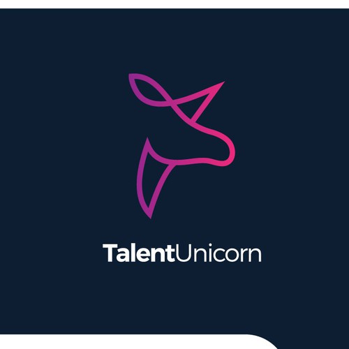 Talent Unicorn - HR Consulting Business Logo! Réalisé par Eeshu