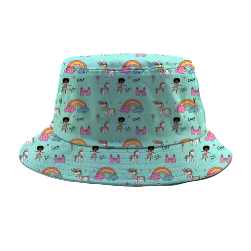 Bucket Hat Designs for Girls (black culture theme) Design by ash00 Designs
