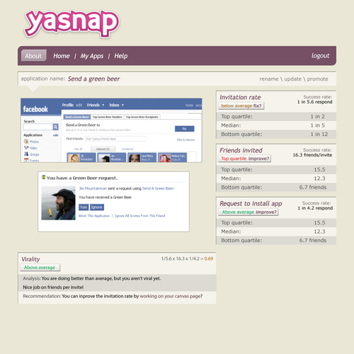 Social networking site needs 2 key pages Design by Abvex