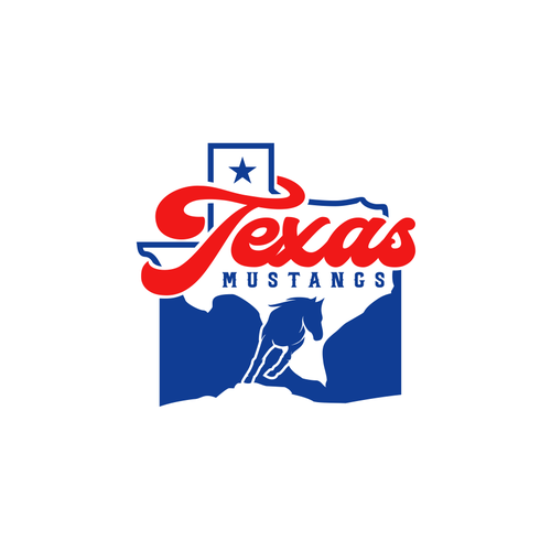 Texas Mustangs Design by sukadarma