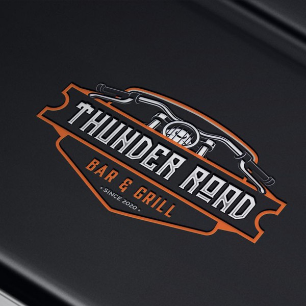 Design by almanaque titled "Thunder Road Bar e Gril"