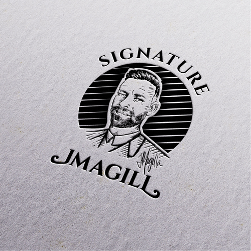 J. Magill Stamp Design by ityan jaoehar