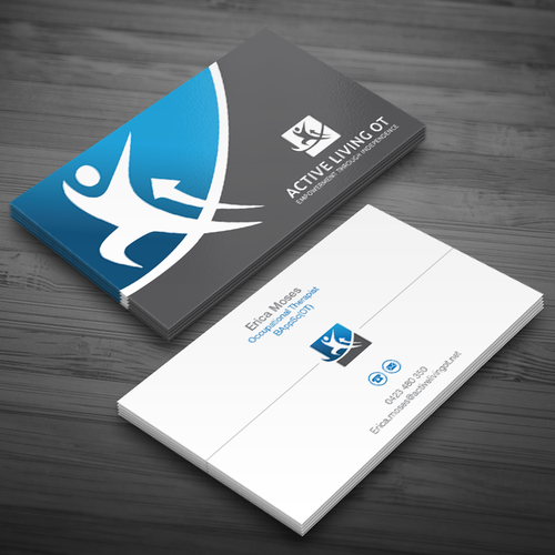 Business cards - occupational therapist Design by fastdesign86