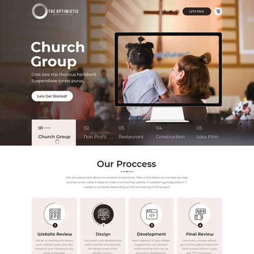 Create a Trendy New Webpage for an Half A Million Dollar-Value Website Agency Design by Irshad 786