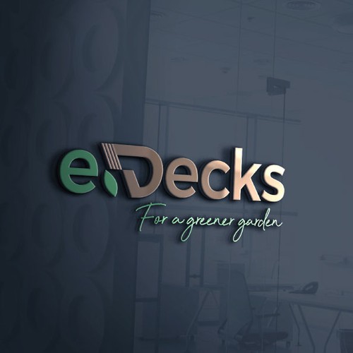 in need of powerful modern logo for nationwide decking company デザイン by Eeshu