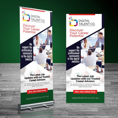 Stand Up Banner Design Design by IDEA Logic✅✅✅✅