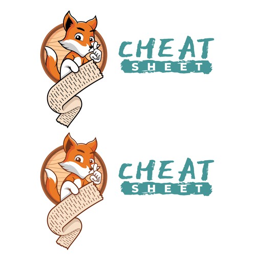 Unique descriptive combo mascot Logo that embodies the action of cheating on a test & shortcuts Design von DevDevit   ★ ★ ★ ★ ★
