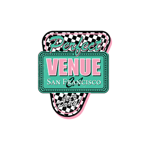 Old diner themed sticker design for restaurant & event tech startup Diseño de Christy Z.