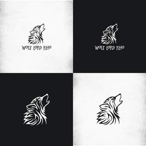 Iconic Wolf Lord Rho Logo Design Needed Réalisé par Do'a Art