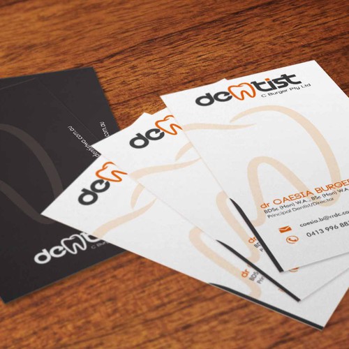 create professional cards for our dental business Design réalisé par grintdeveraux