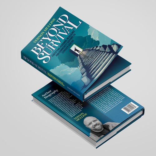 Create a powerful book cover representing resilience & survival in the context of suicide prevention Design by Ali.aamir