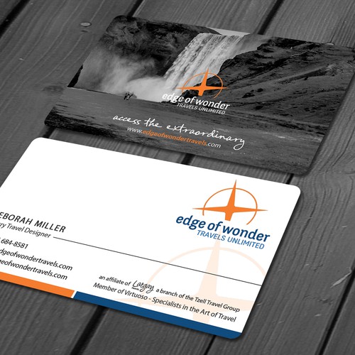 Create a card that exudes the awesomeness of luxury adventure travel Design by deviserpark