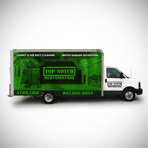 box truck wall 12x6ft to attract people to our service. Design by 0N73R99