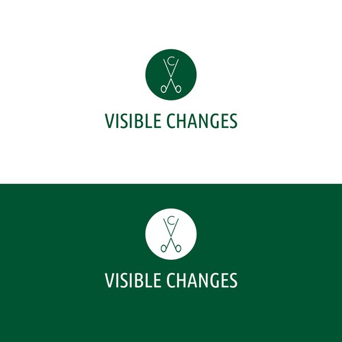 Design di Create a new logo for Visible Changes Hair Salons di deslindado