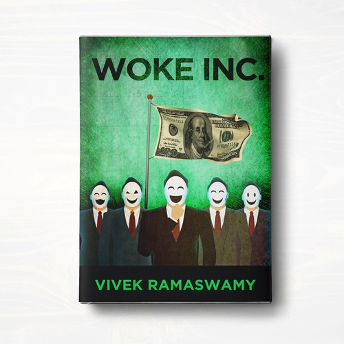 Woke Inc. Book Cover Diseño de JCNB