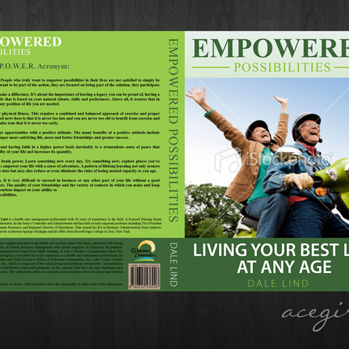 EMPOWERED Possibilities: Living Your Best Life at Any Age (Book Cover Needed) Design von acegirl