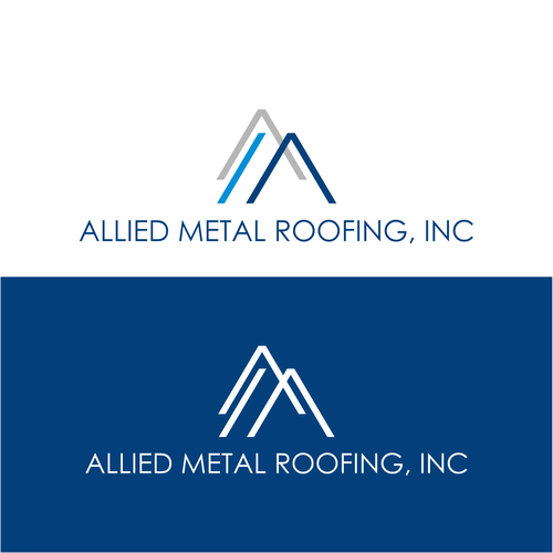 Allied Metal  Roofing logo Design by JuaraLogo™