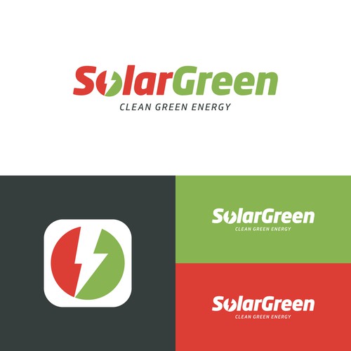 Logo for solar retailer, SolarGreen Design by ARA designs