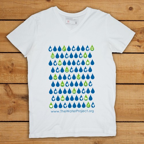 T-shirt design for The Water Project Réalisé par dropyourmouth