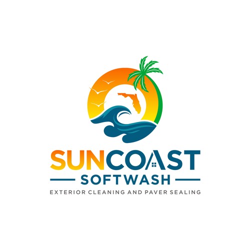 A logo for a softwash company that is appealing and inviting Diseño de arttosss