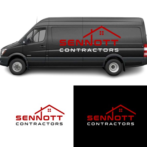 Bold, easy to read logo for construction company specializing in exterior renovations Design by Ashik99d