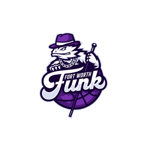 Basketball Logo for Team 'Fort Worth Funk' - Your Winning Logo Featured on Major Sports Network Design by ononapa