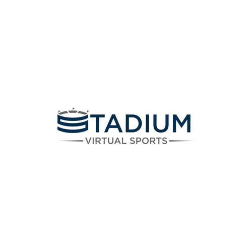"Stadium Virtual Sports" Formal Logo Design Design by djong celebes
