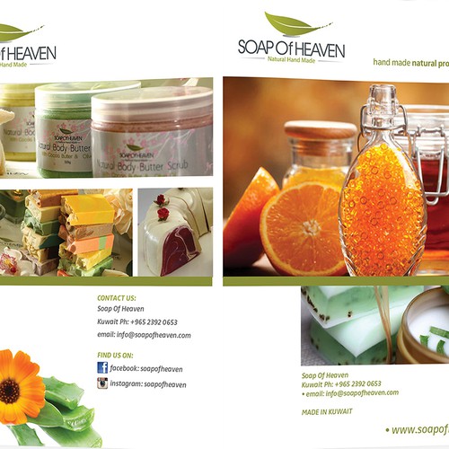 soap of heaven need your creativity to make brochure Design by bmp design